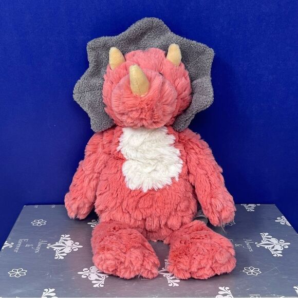 Mary Meyer Putty Nursery Dino 11” Plush Triceratops - Picture 3 of 9